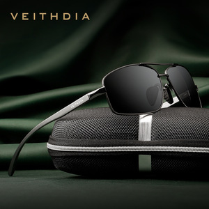 Veithdia – lunettes de soleil polarisées en aluminium et magnésium pour hommes, UV400, pour sports de plein air, conduite, pêche, cyclisme, protection solaire 2458 - Product Image 1