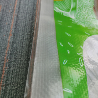 Sacs en plastique transparent pour riz, fabriqués en Chine, pour les Philippines, emballages de 100 kg, 50 kg, 25 kg, 5 kg, sacs tissés en PP pour aliments pour volailles, riz et semences