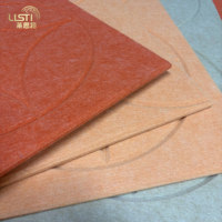 Ventes d'usine, échantillons gratuits, panneaux de plafond modulaires en feutre PET écologiques, faciles à installer, panneaux muraux insonorisants