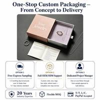 Caja de Regalo de Cartón Reciclable Personalizada con Impresión de Logotipo para Marca de Joyería Ecológica y Solución de Empaque de Lujo
