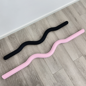 Curl Bar for Out Weight Lifting Bars Pilates Beam for Gym Weight Lifting <b>Strength</b> <b>Training</b> Colorful Silicone Pilates Beam - Product Image 3