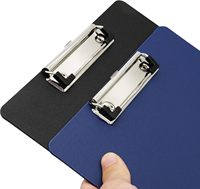 Porte-documents en plastique personnalisé, format lettre, durable, avec clip métallique discret, pour salle de classe, bureau, enseignants, étudiants, infirmières