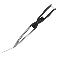Pince de Barbecue multifonctionnelle à LED, outils connectés, nettoyage facile, mécanique esthétique, cuisine de Camping, avec lampe de poche LED, pièces