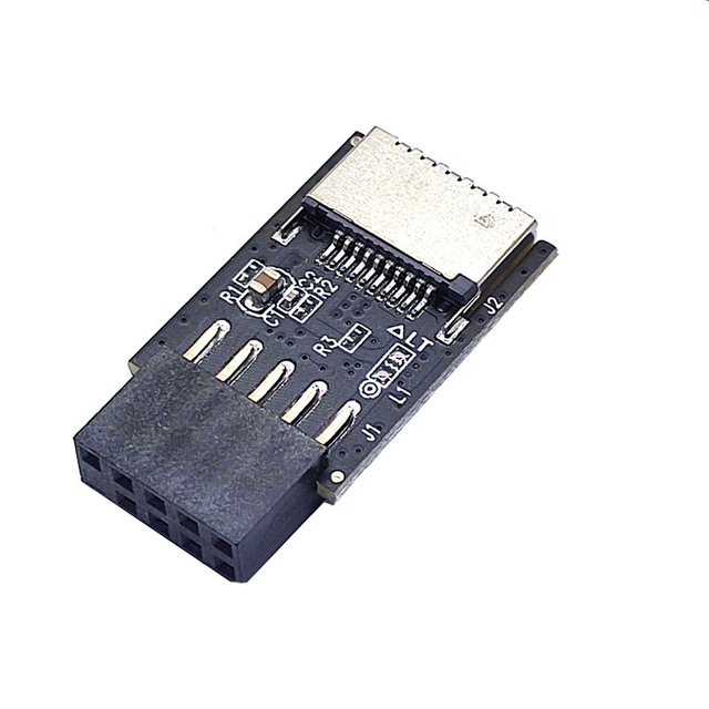 Motherboard USB 2.0 Front Panel Header USB 2.0 9Pin to Type-E Key-A USB2.0 9 Pin to USB 2.0 Type-E A-KEY Internal Adapter