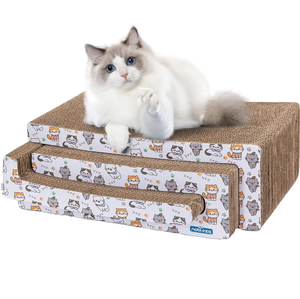 Nobleza graffio gatto in cartone ondulato 3-in-1 con mobili erba gatta albero gatto durevole e attraente - Product Image 1
