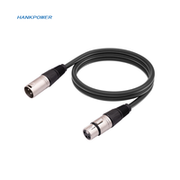 Câble microphone 3 broches XLR femelle vers XLR mâle Mono JACK Câble Hifi pour studio et équipe professionnelle 5m