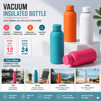 Bouteille isotherme en acier inoxydable recyclé Ocean, écologique, réutilisable, isolation thermique de 6 à 12 heures, grande capacité 1L, vert plancton, compatible lave-vaisselle