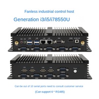 Mini PC Industrial sin Ventilador con Intel Core i78550U de 8.ª Generación, DDR4, LAN Dual y 6 Puertos Seriales para Control de Automatización