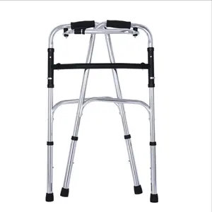 Çocuk katlanabilir yardımcı yürüme yardımcısı alüminyum alaşımlı emniyet küpeşte yürüteç rehabilitasyon ortopedik Rollator Walker