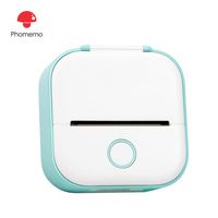 Phomemo T02 autocollant imprimante mini imprimante portable thermique Iinkness photo imprimante étiqueteuse pour étudiant NOTE reçu