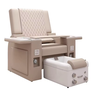 Sillón de Pedicura Eléctrico Multifuncional para Salón de Belleza, Servicio de Pestañas y Uñas, con Baño de Pies y Sofá - Product Image 6