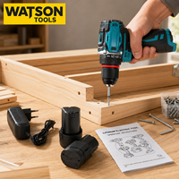 Kit de perceuse sans fil avec 2 batteries, chargeur et manuel pour la vente en gros B2B