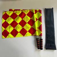 Drapeaux en tissu imprimés numériquement sur le thème du sport pour les arbitres lors d'événements sportifs, d'activités et d'autres contextes - Imperméables et à séchage rapide