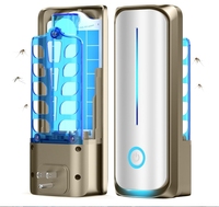 Piège à insectes volants d'intérieur pour mouches à fruits et autres insectes volants avec 10 recharges de cartes de colle
