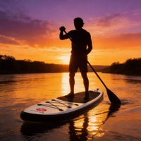 Planche de SUP gonflable avec tous les accessoires, planche de paddle surf, planche de paddle board