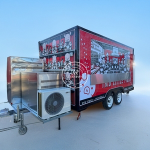 Carrito de Comida OEM 2025, Diseño y Color Personalizables, 4m 5m 6m, Carritos Móviles para Venta Ambulante de Helados, Pizza, Café, Aperitivos, Camión de Comida - Product Image 5