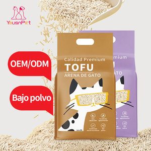 Arena de Tofu para Gatos Aroma Café - Ecológica, Alta Absorción, Natural, Segura para Gatitos, <span class=keywords><strong>Sin</strong></span> Polvo, Directo de Exportación - Product Image 1