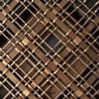 Panneau décoratif tissé en maille de fil d'acier inoxydable Yuchen pour cloisonnement intérieur