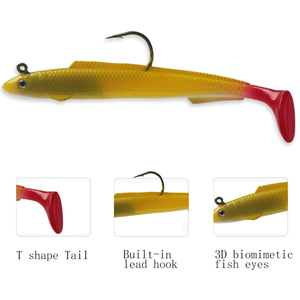 Esca da <span class=keywords><strong>Pesca</strong></span> in Piombo 15cm 30g, Accessori per la <span class=keywords><strong>Pesca</strong></span>, Esca Morbida in Plastica <span class=keywords><strong>con</strong></span> Testa Piombata - Product Image 3