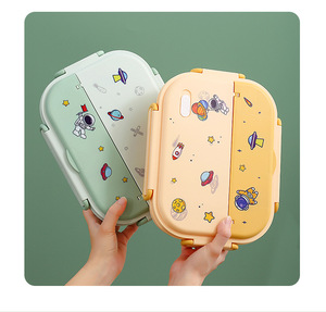 Boîte à lunch en acier inoxydable 316 Planet personnalisée sans Bpa, isolée en métal pour écoliers, <span class=keywords><strong>repas</strong></span> chauds, boîte à lunch Bento pour enfants - Product Image 6