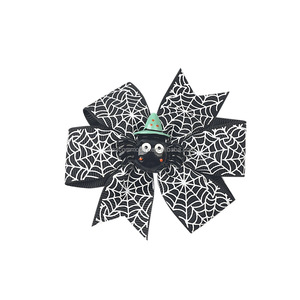 De acuerdo, venta al por mayor, 3,15 pulgadas, lazos para el <span class=keywords><strong>cabello</strong></span> de Halloween, pinzas para el <span class=keywords><strong>cabello</strong></span>, Calavera fantasma, lazo de cocodrilo, accesorios para el <span class=keywords><strong>cabello</strong></span>, Araña, <span class=keywords><strong>calabaza</strong></span>, bruja, pinzas para el <span class=keywords><strong>cabello</strong></span> - Product Image 3