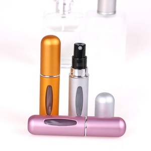 High Grade 5ml Colorful Bottom-filled Round Head Aluminum Oxide Shell Perfume <b>Bottle</b> <b>Mini</b> Portable Perfume Dispenser - Product Image 3