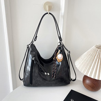 Femmes grande capacité Vintage sac fourre-tout 2025 décontracté bandoulière épaule fermeture éclair sac à dos multifonctionnel à la mode unique