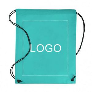 Custom Rpet Logo Promotional Heavy Duty Non Woven <b>Drawstring</b> <b>Backpack</b> Non-woven Draw String Bag - Product Image 1