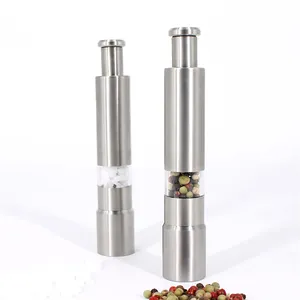 Draagbare Handmatige Zout En Mini Pepper Grinder Mill Thumb Pomp