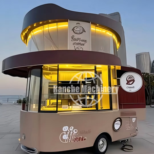 Carrito de Comida Móvil Personalizado de Acero Inoxidable, Remolque de Comida con Aperitivos y Helados, 2 Años de Garantía - Product Image 1