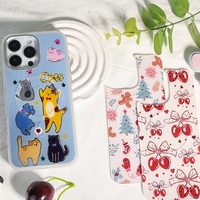 Coque de téléphone à panneau arrière magnétique remplaçable pour iphone 17 / 17pro/17promax/17air avec le chat de fête de dorure