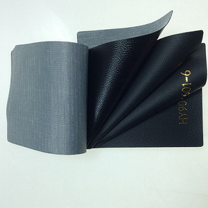 Đen PVC da stocklot cho Bọc ghế, chất lượng cao da Nhà cung cấp, da cuộn cho sofa - Product Image 4