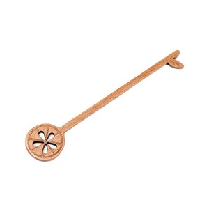 Cuillère à mélanger le miel <span class=keywords><strong>en</strong></span> bois avec logo personnalisé cuillères à café au citron créatives - Product Image 5