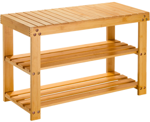 Modern Simple Multi-Layer Extendable <strong>Storage</strong> Shelves Cabinet Bamboo Shoe Organizer Rack Convertible <strong>Furniture</strong> Home <strong>Furniture</strong> - Product Image 3