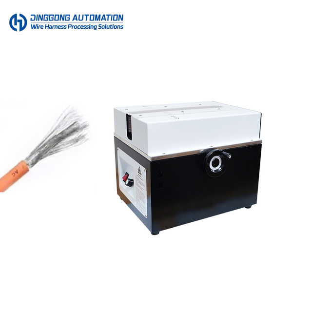 Electric Shielded Wire Brushing Twisting Machine Cable Braid Combing Separator for 2.5-70mm2 Ground Wire Harness Processing Tool