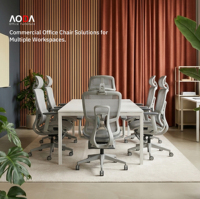 Chaise de bureau ergonomique en maille avec appui-tête 3D pour la vente en gros