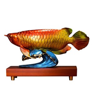 Figurine en Cuivre Dragon Doré de l'Atelier d'Art du Cuivre, Plaqué Or, Décoration d'Intérieur, Cadeau d'Affaires - Product Image 5