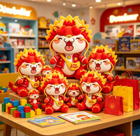 Peluche Dragon Personnalisée en Dessin Animé, Jouet Doux en Peluche pour Décoration Intérieure, Cadeau pour Enfants, Peluche Dragon de Dessin Animé