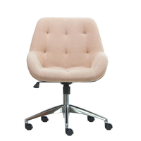 Chaise de bureau pivotante empilable et réglable en hauteur, en tissu durable, personnalisable, pour chambre d'hôtel moderne – Vente chaude directe usine