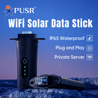 PUSR WiFi Solar Data Stick con Conector DB9, Plug-and-Play, IP65 Impermeable, Inversor Solar, Protocolo TCP/UDP/HTTP, USR-S100-WA12