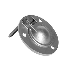 Stainless Steel Round Pull Handle With Locking Mechanism For Floor Boat RV Use - Product Image 1