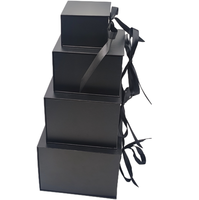 Boîte cadeau magnétique en carton durable personnalisable avec impression dorée pour mariage et bijoux, prix négociable