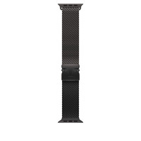 Naturfarbenes Titan-Milanaise-Armband für Apple Watch Ultra, Schwarzes Titan-Milanaise-Armband für Apple Watch Ultra 2 49 mm
