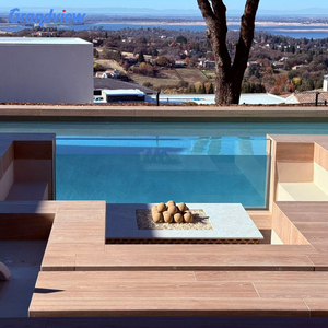 Fenêtre de piscine mobile en plexiglas à haut niveau de transparence Infinity - Product Image 1