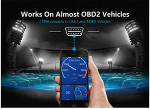 Konnwei Kw901สแกนเนอร์อินเทอร์เฟซ OBDII, สำหรับบลูทูธ5.0และชิป IC25K80แอนดรอยด์ iOS ฟรีแอปมือถือครอบคลุมทุกรถ12V D - Product Image 3