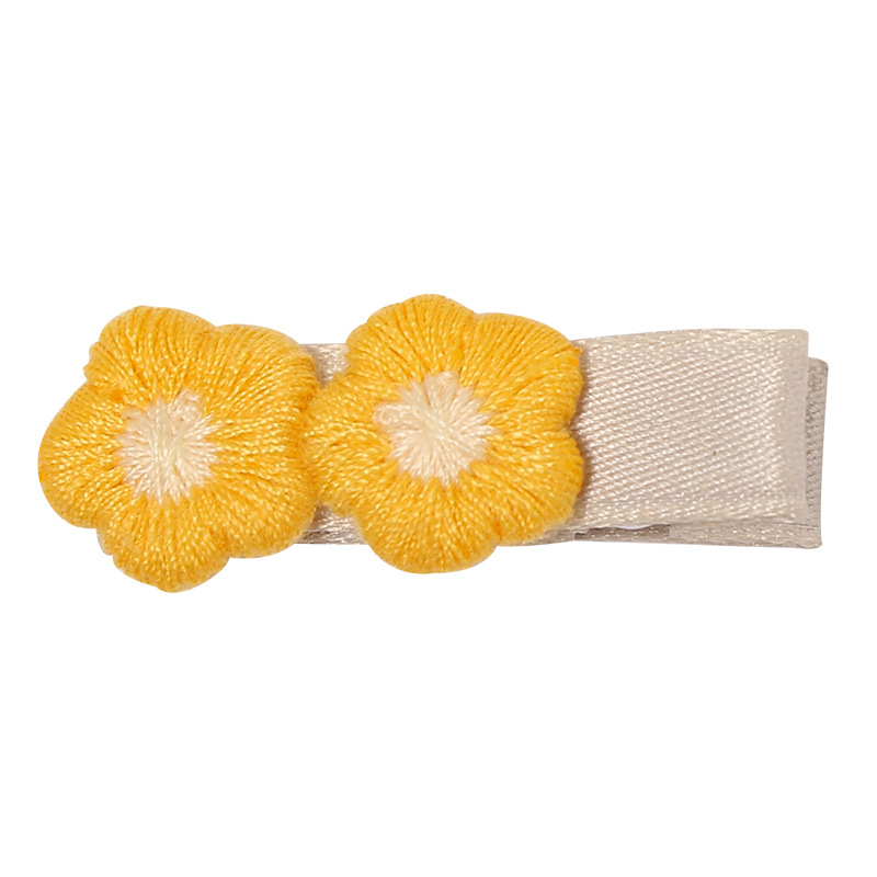 Mc990 embroidery small yellow flower