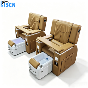 Sillones de Pedicura Profesionales con Sistema de Vaporización, Sillón de Pedicura de Lujo para Salón de Uñas, Sillón de Pedicura y Manicura con Masaje y Luz Eléctrica - Product Image 3