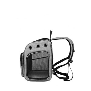 Mochila para mascotas personalizada al por mayor, de fábrica BSCI, la más vendida, mochila de viaje Oxford para gatos, con estampado. - Product Image 6