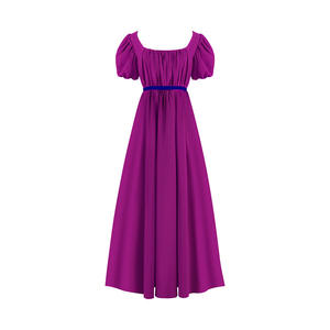 पुनर्जागरण पोशाक रीजेंसी रोमांस शैली सैटिन विंटेज पार्टी मध्ययुगीन उच्च कमर जेन ऑस्टेन ड्रेस हेलोलीन कोस्प्ले पोशाक - Product Image 4