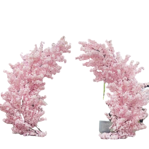 Offre Spéciale 2.5m rose et blanc moderne fleur de cerisier arc détachable fleurs artificielles <span class=keywords><strong>arbre</strong></span> pour <span class=keywords><strong>mariage</strong></span> jardin - Product Image 1